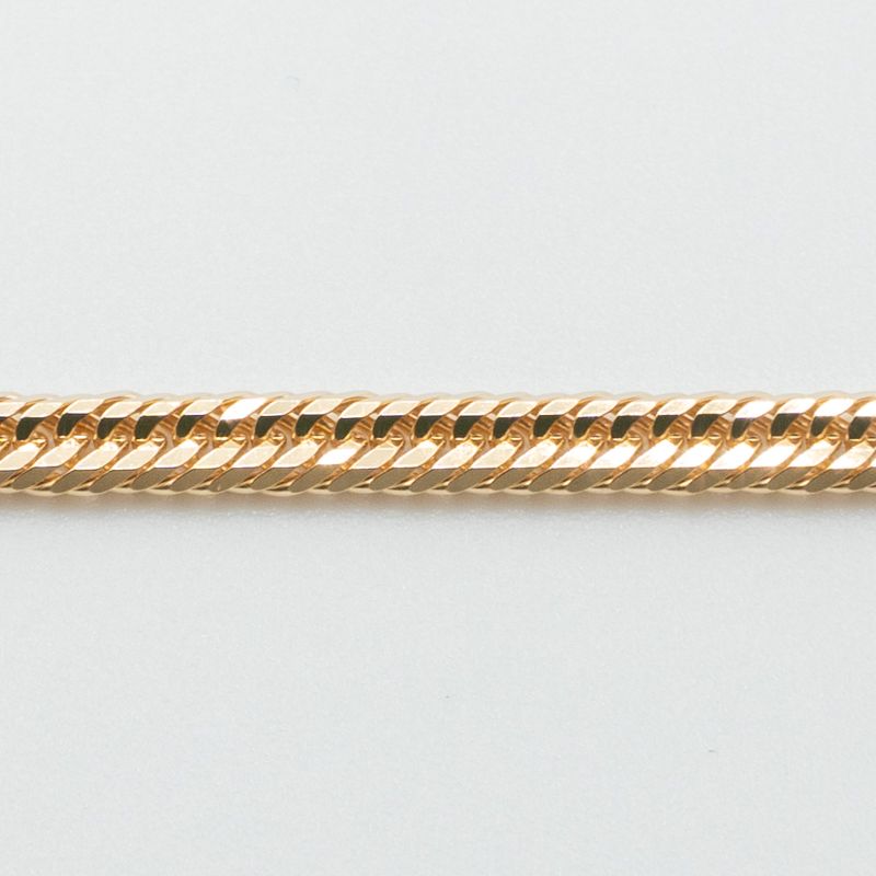 仕上げ K18 18金 喜平ブレスレット 12面カットトリプル 18cm 5.6g WWW_SHINETEETH_COM