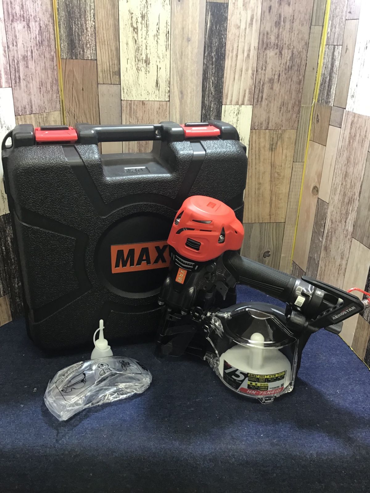 マックス(MAX) 高圧エア釘打ち機 HN-75N4(D)-G【八潮店】