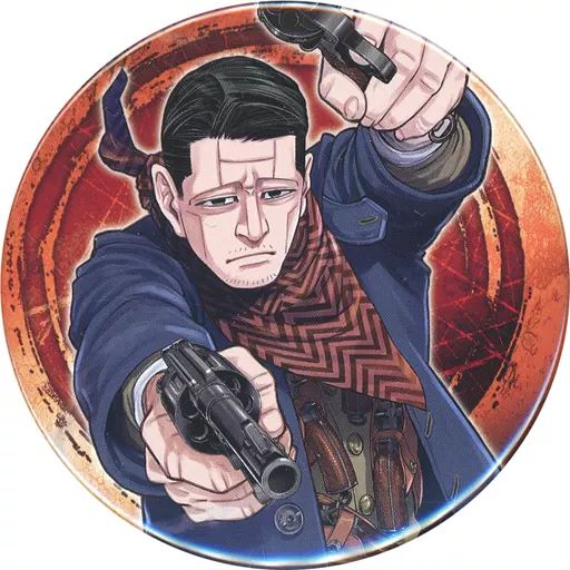 菊田杢太郎 ゴールデンカムイ展 缶バッジ 中古】バッジ・ピンズ 菊田杢太郎 「ゴールデンカムイ展 コレクション