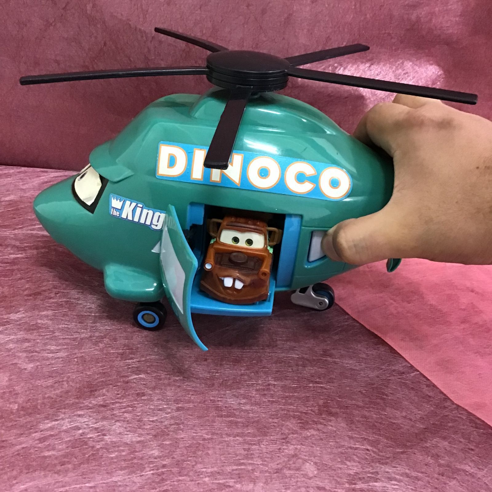 ディズニーカーズ 新品ジャンク ダイナコ・ヘリコプター 33cm