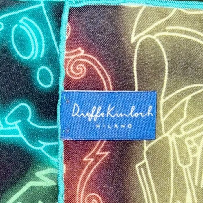 2509-128｜美品｜セリーヌ スカーフ シルク グレージュ タグあり