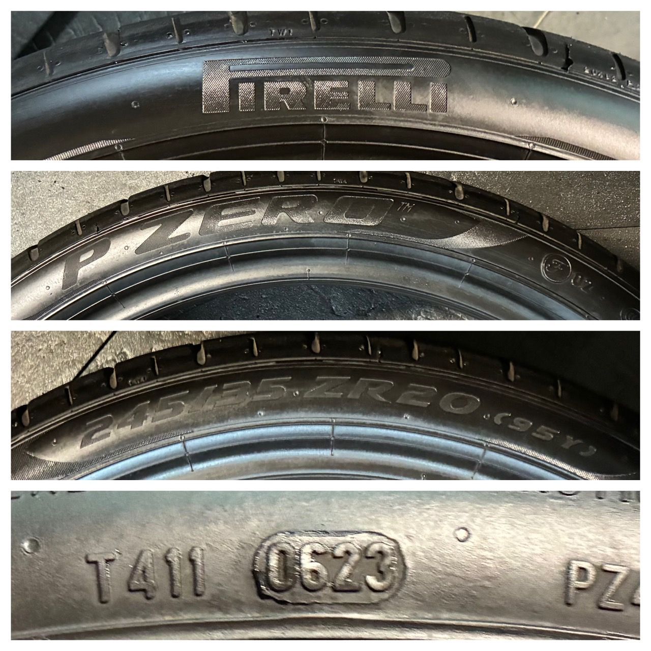 製 約7分山 ピレリ PIRELLI ピーゼロ P ZERO 245 35R20 1本 h_374 WWW_SMP1DAWEKUDUS_SCH_ID