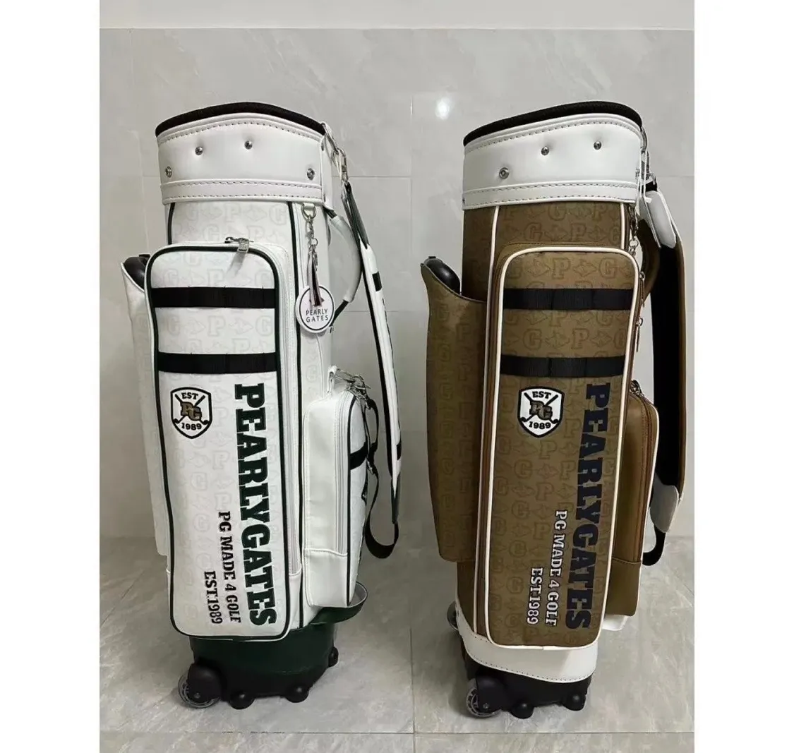 PEARLY GATES ゴルフバック PEARLY GATES キャディバッグ ホワイト