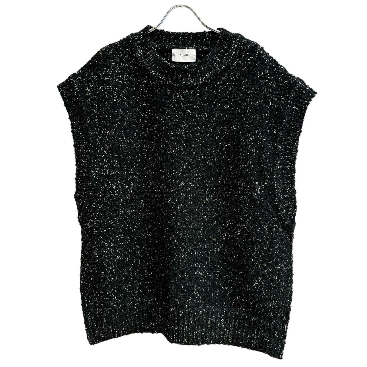 CLANE (クラネ) SIDE ZIP TWEED KNIT VEST 15106-2032 ニット CLANE (クラネ) SIDE ZIP TWEED KNIT VEST 15106-2032 ニット