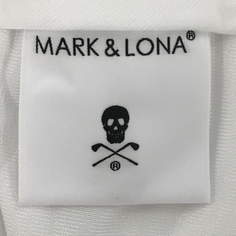 価格 マークアンドロナ ハーフパンツ 白 カモフラ柄織生地 ヒップスカル刺しゅう メンズ 44 S ゴルフウェア 20252年モデル MARK＆LONA LLC-HASEGAWATOSO_COM