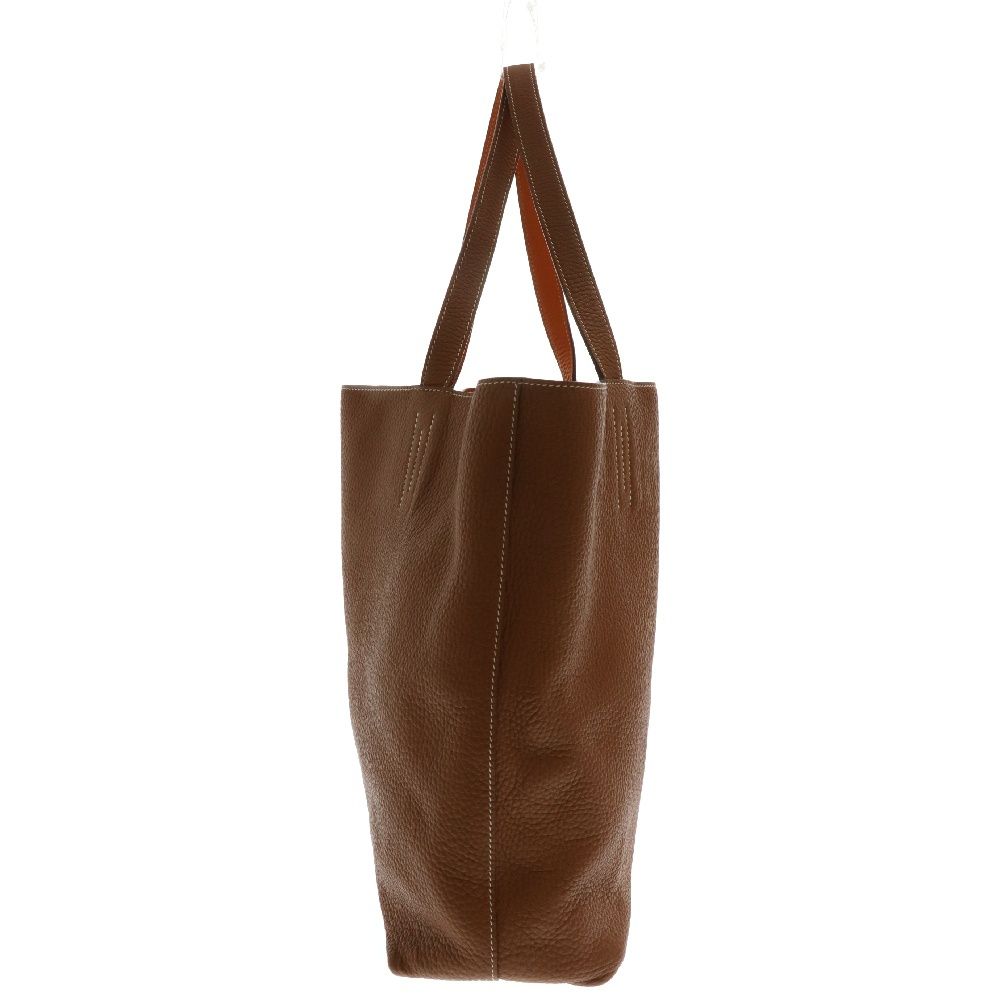 HERMES エルメスドゥブルセンス45 リバーシブルトートバッグ T刻印