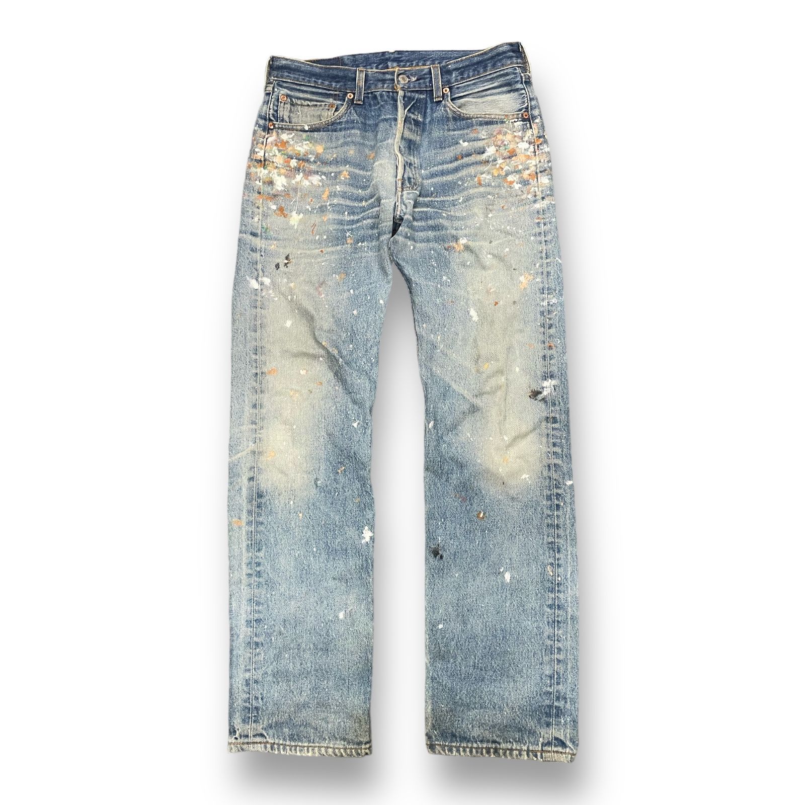 希少 INNOCENCE NYC levis ペイント 加工 デニム パンツ イノセンスニューヨーク リーバイス 56254A