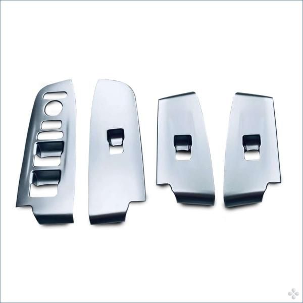 ヴェゼル RV パーツ ドアスイッチパネル スイッチパネル フロント + リア 4Pセット RV3 RV4 RV5 RV6 e:HEV サテンシルバー