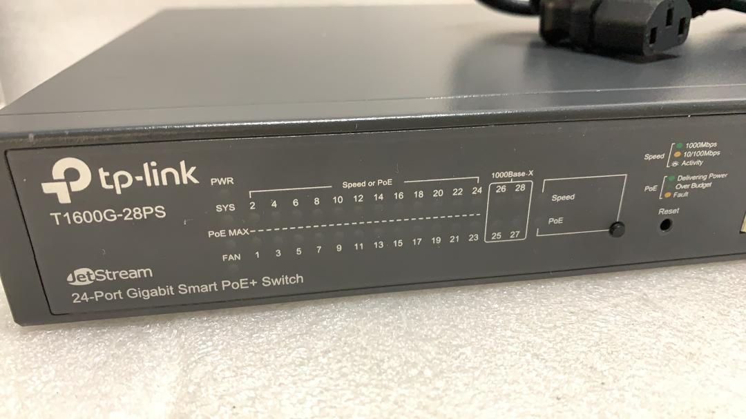 TP-Link T1600G-28PS JetStream 24ポート スイッチ --522515