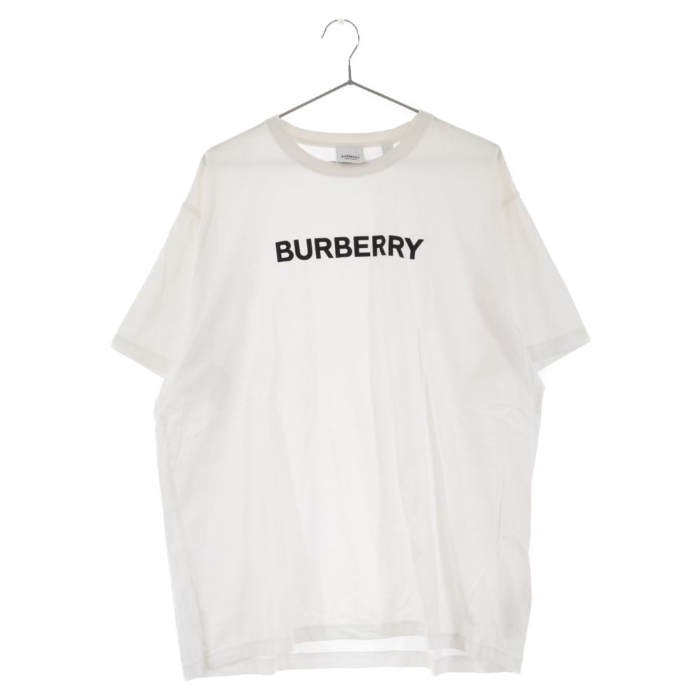 BURBERRY (バーバリー) オーバーサイズフロントロゴプリント半袖T