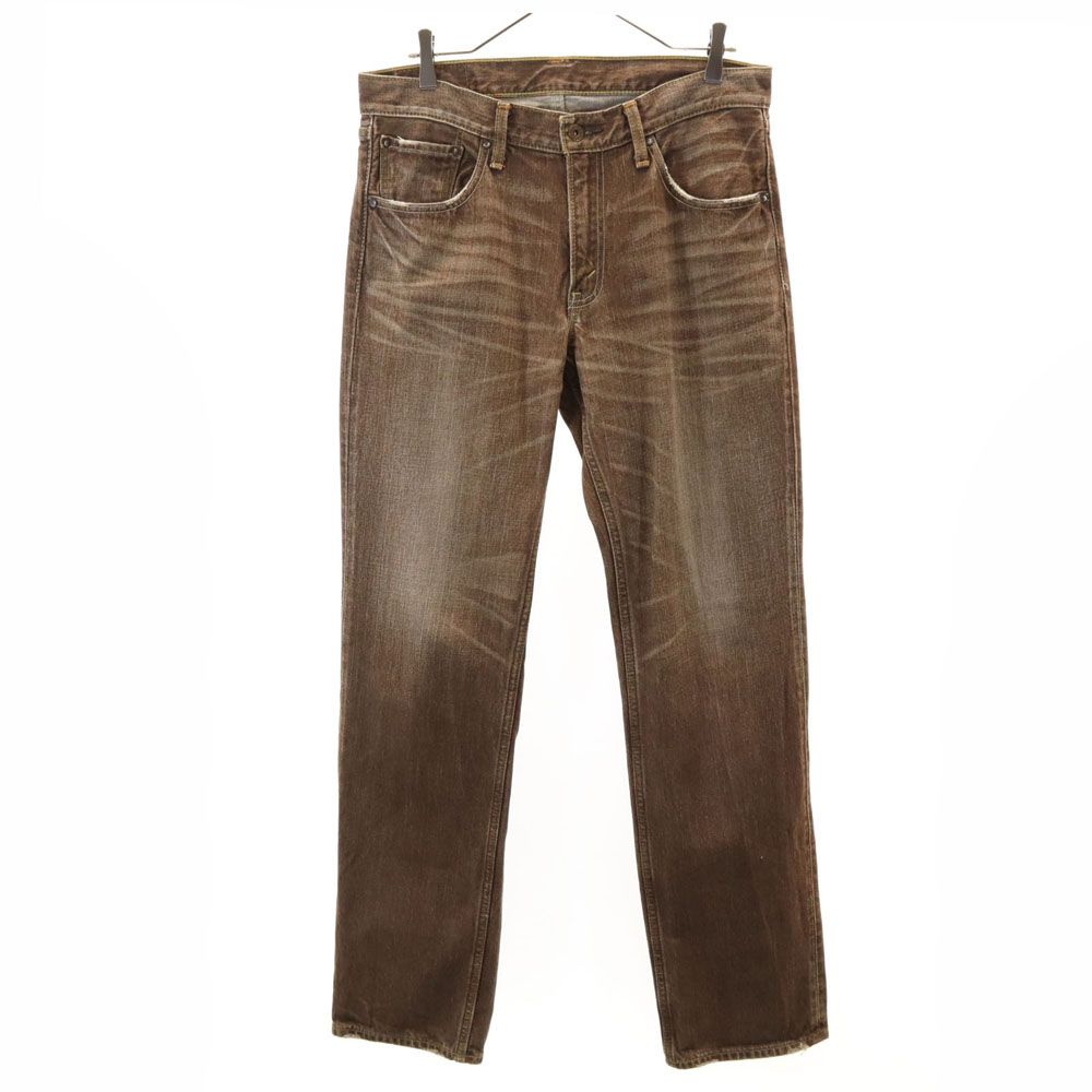 リーバイス 502 ストレートデニムパンツ ｗ33 ブラウン系 Levi's ジーンズ メンズ