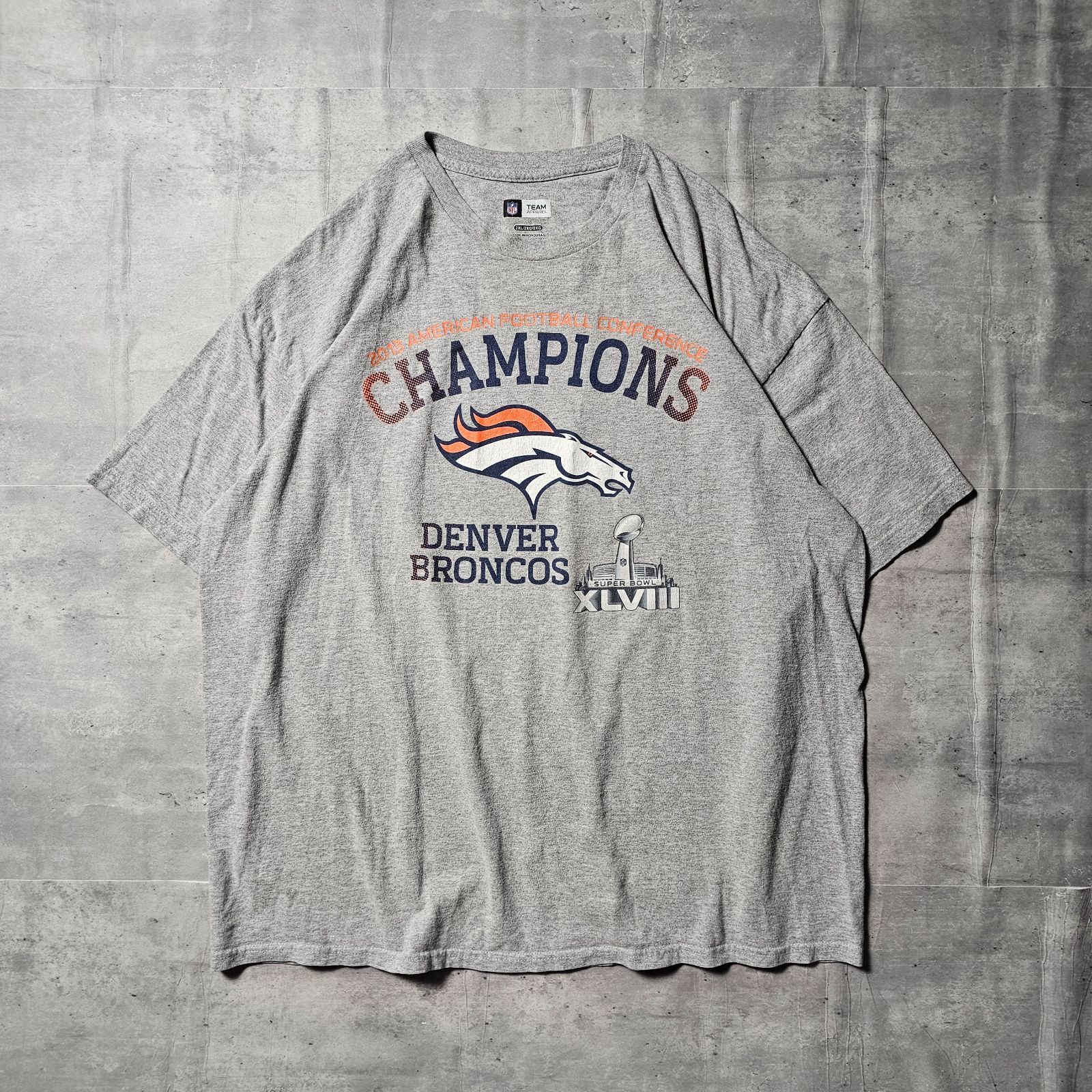 海外古着 NFLデンバーブロンコス ビッグプリントTシャツ - メルカリ