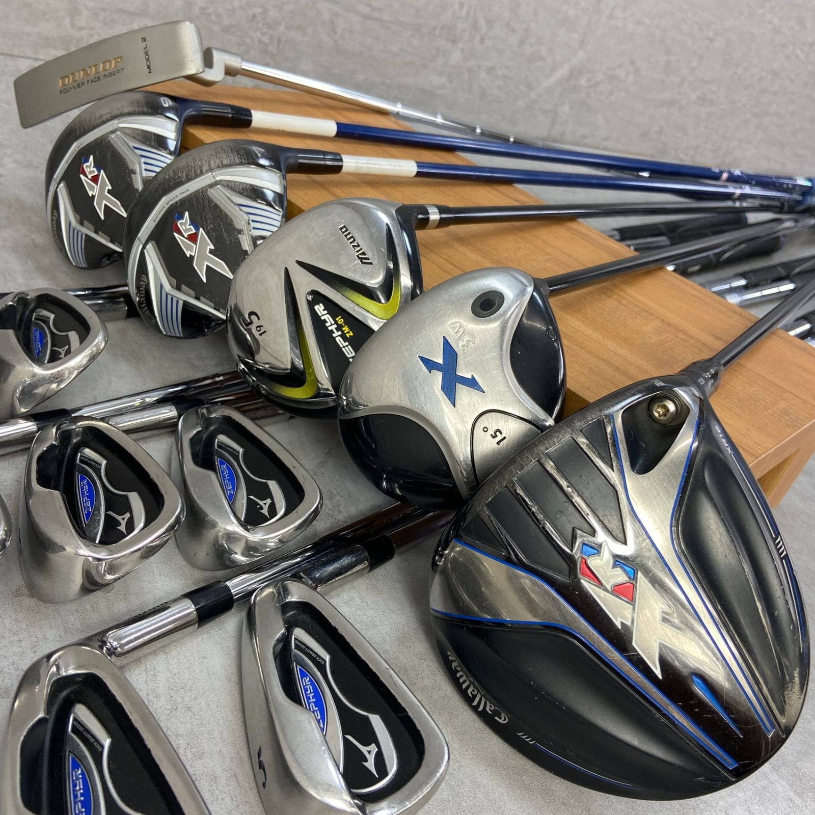 Callaway　キャロウェイ Mizuno　ミズノ　メンズゴルフ13本セット　右利き用　キャディバッグ　ヘッドカバー　初心者おすすめ　入門用