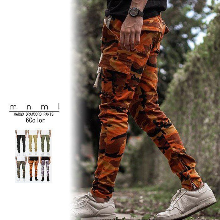 mnml パンツ CARGO DRAWCORD PANTS ドローコード - メルカリ