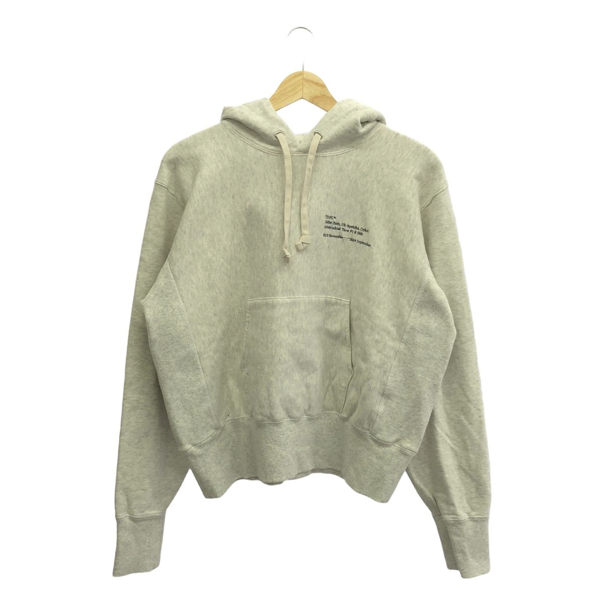 TODAYFUL / トゥデイフル | 2024AW | Useful Sweat Parka / ロゴ | F 