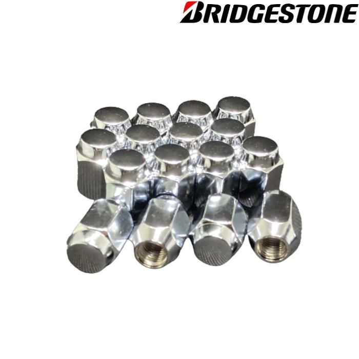 ブリヂストン ホイールナット AX-LUG NUTS メッキ 16個 M12×P1