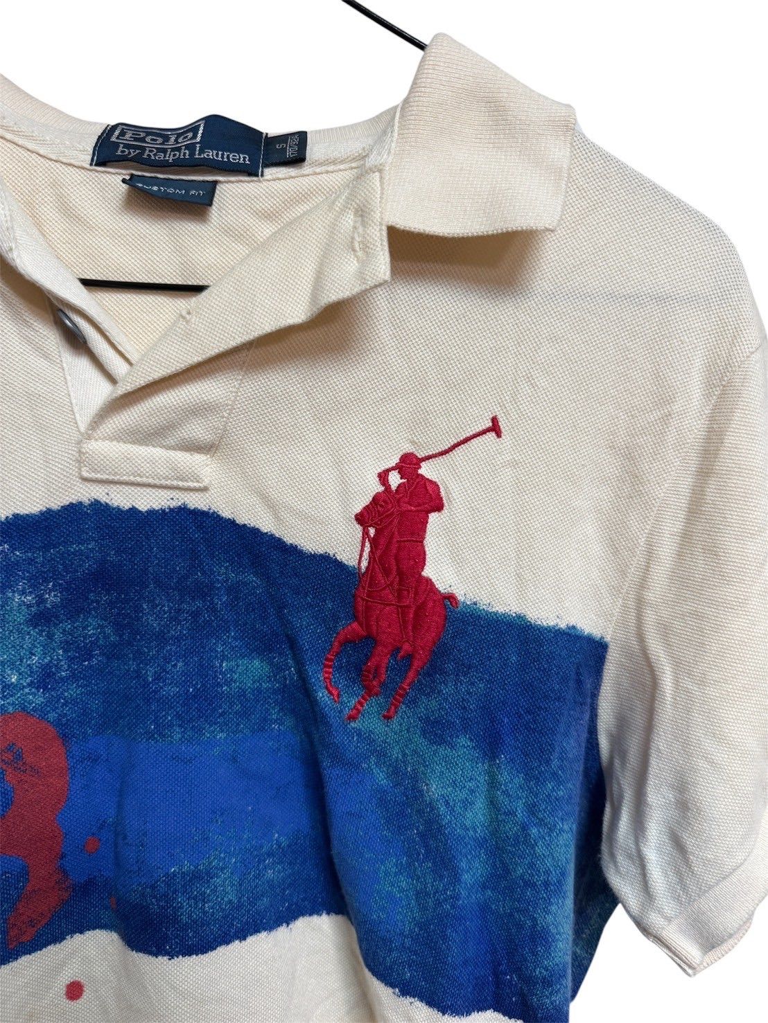 新品タグ付き　Ralph Lauren カラフルビッグポニー刺繍ポロシャツ ラルフローレン RALPH LAUREN ビッグポニー ポロシャツ