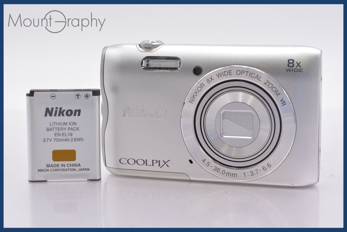 ☆ジャンク特価☆ ニコン Nikon COOLPIX A300 8x バッテリー付属