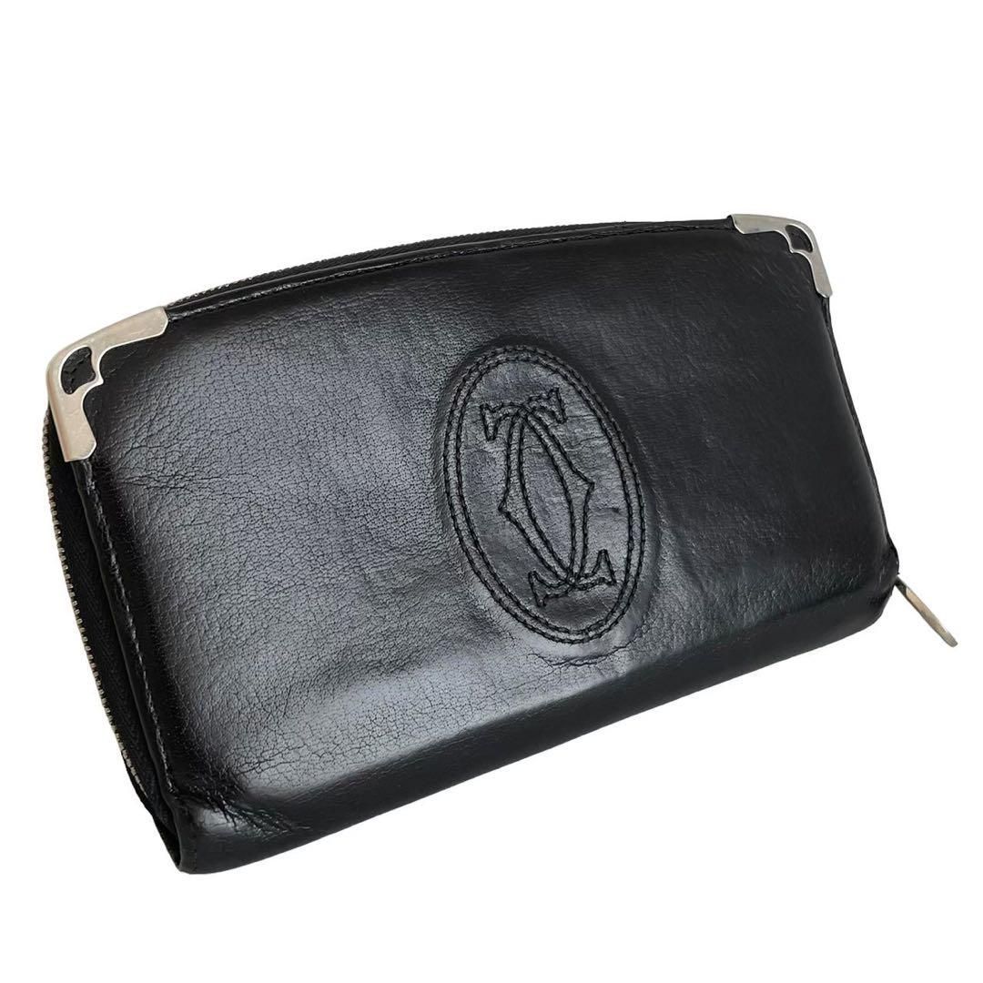 Cartier カルティエ マルチェロ 長財布 財布 ラウンドファスナー