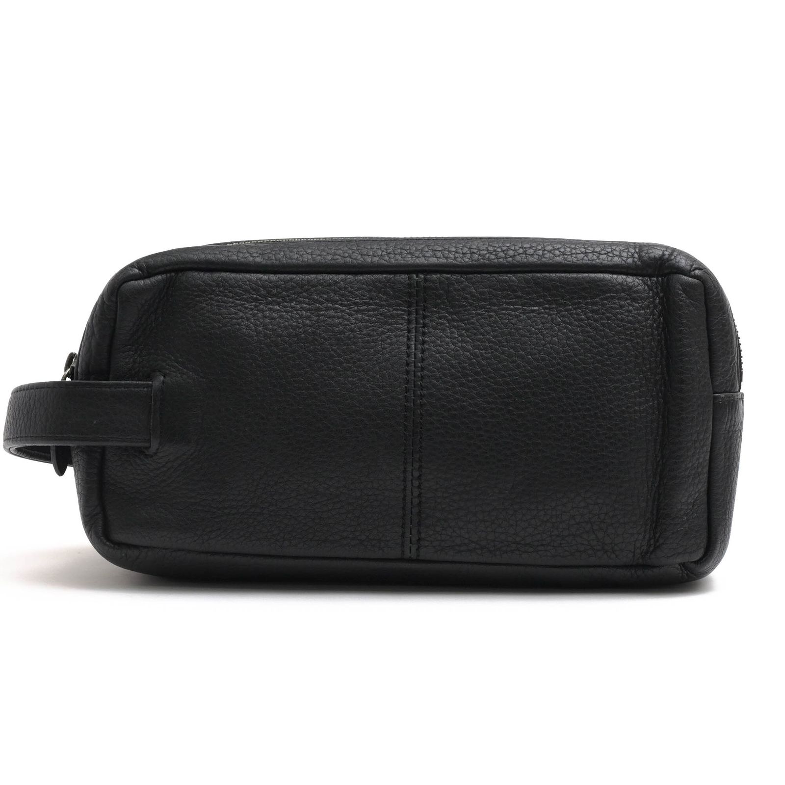 ポーター 吉田カバン PORTER バッグ セカンドバッグ クラッチバッグ 鞄 メンズ 男性 男性用 レザー 革 本革 ブラック 黒 016-01077 WITH POUCH ウィズ ポーチ シボ革 シュリンクレザー