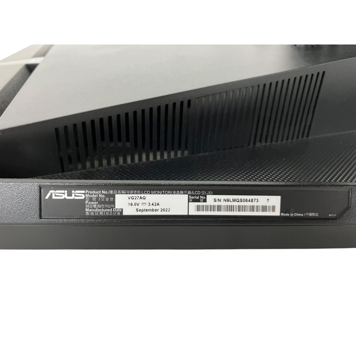 ASUS VG27AQ 27インチ 165hz ips ゲーミングモニター TUF Gaming VG27AQ｜Monitors｜ASUS Global