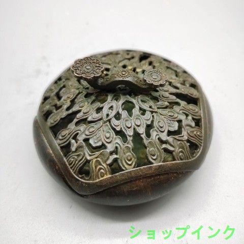 銅 細工 如意 五角香炉 装飾品 現代工芸品美術品 置物 - メルカリ
