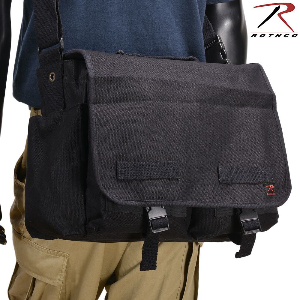 Rothco メッセンジャーバッグ コンシールドキャリー ブラック