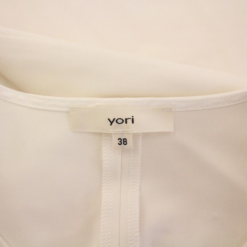 美品 25SS yori ヨリ 半袖 メレンゲパフブラウス YR21-25058SM サイズ38 ブラウン レディース 古着 中古 美品 25SS yori ヨリ 半袖 メレンゲパフブラウス YR21-25058SM