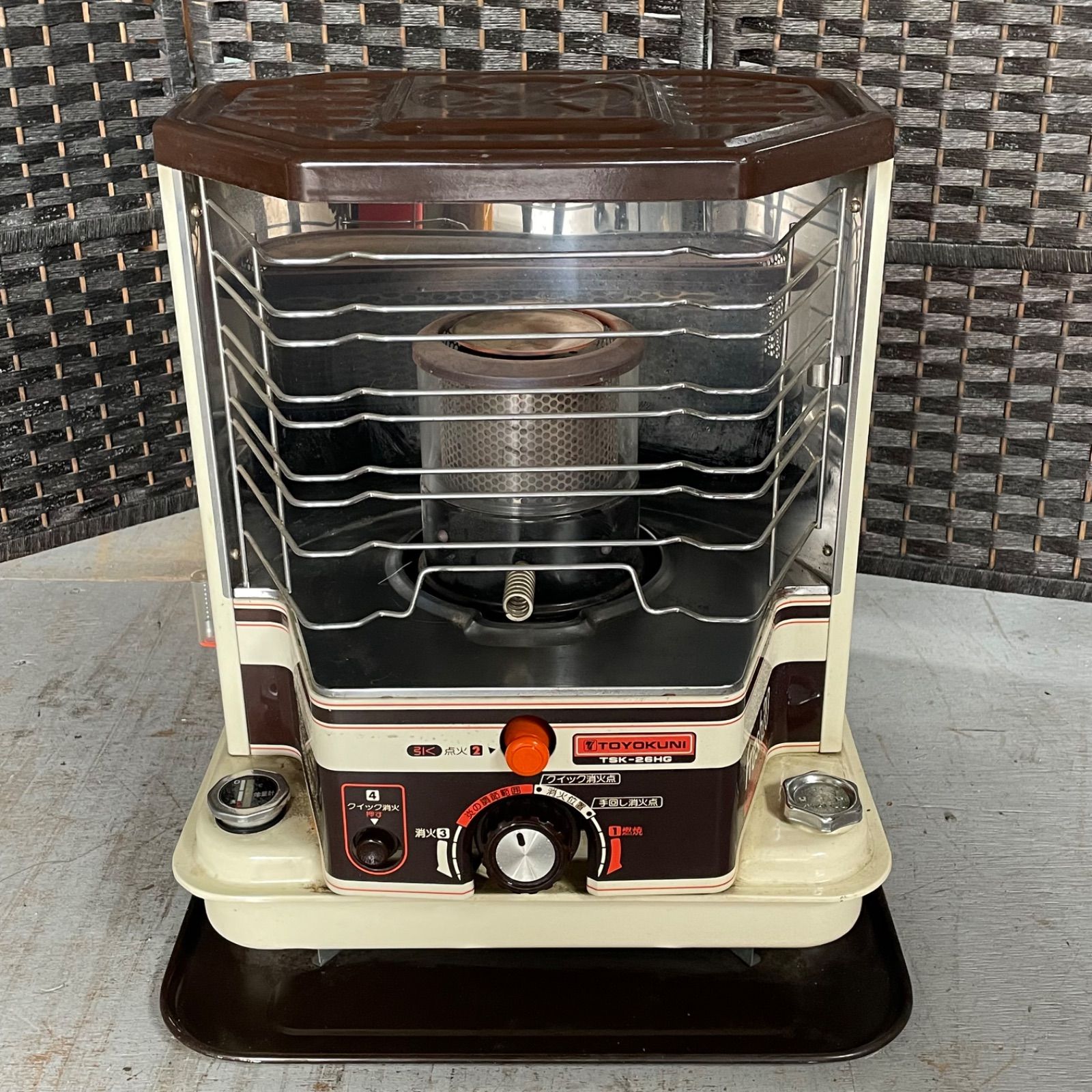 中古品）トヨクニ TSK-515 レトロ 石油ストーブ。 中古品）トヨクニ