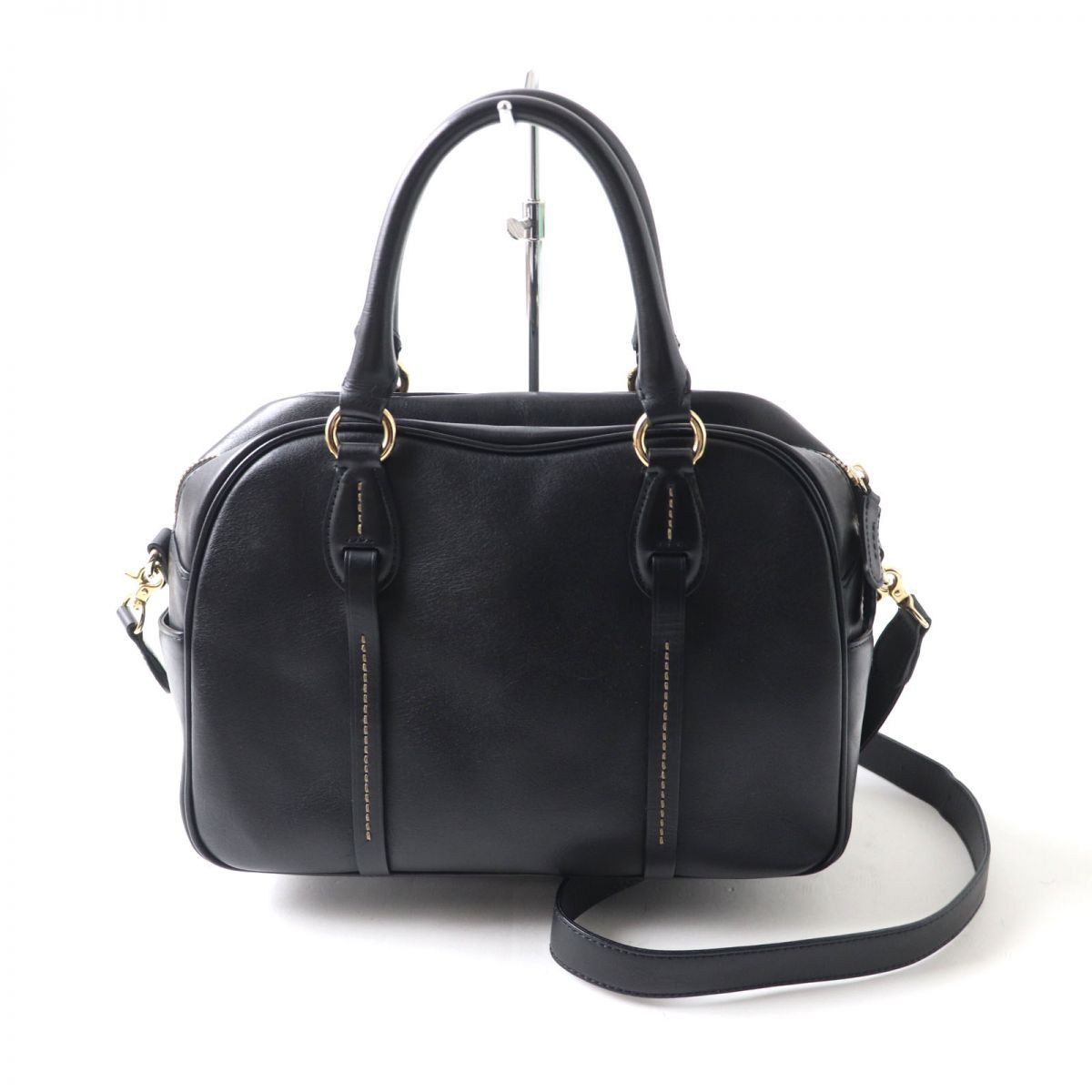 美品☆SOMES ソメスサドル 2way レザー ハンドバッグ／ショルダー 