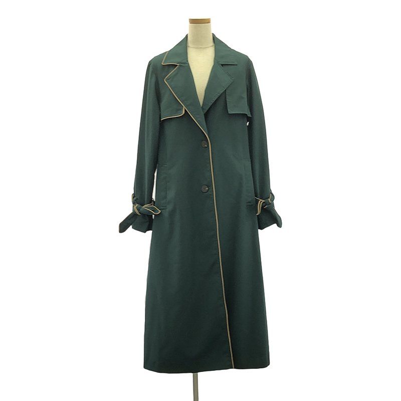 Ameri VINTAGE | アメリヴィンテージ | × STUDIOUS 別注 バックプリーツレイヤードコート | 総裏地 | F | グリーン | レディース