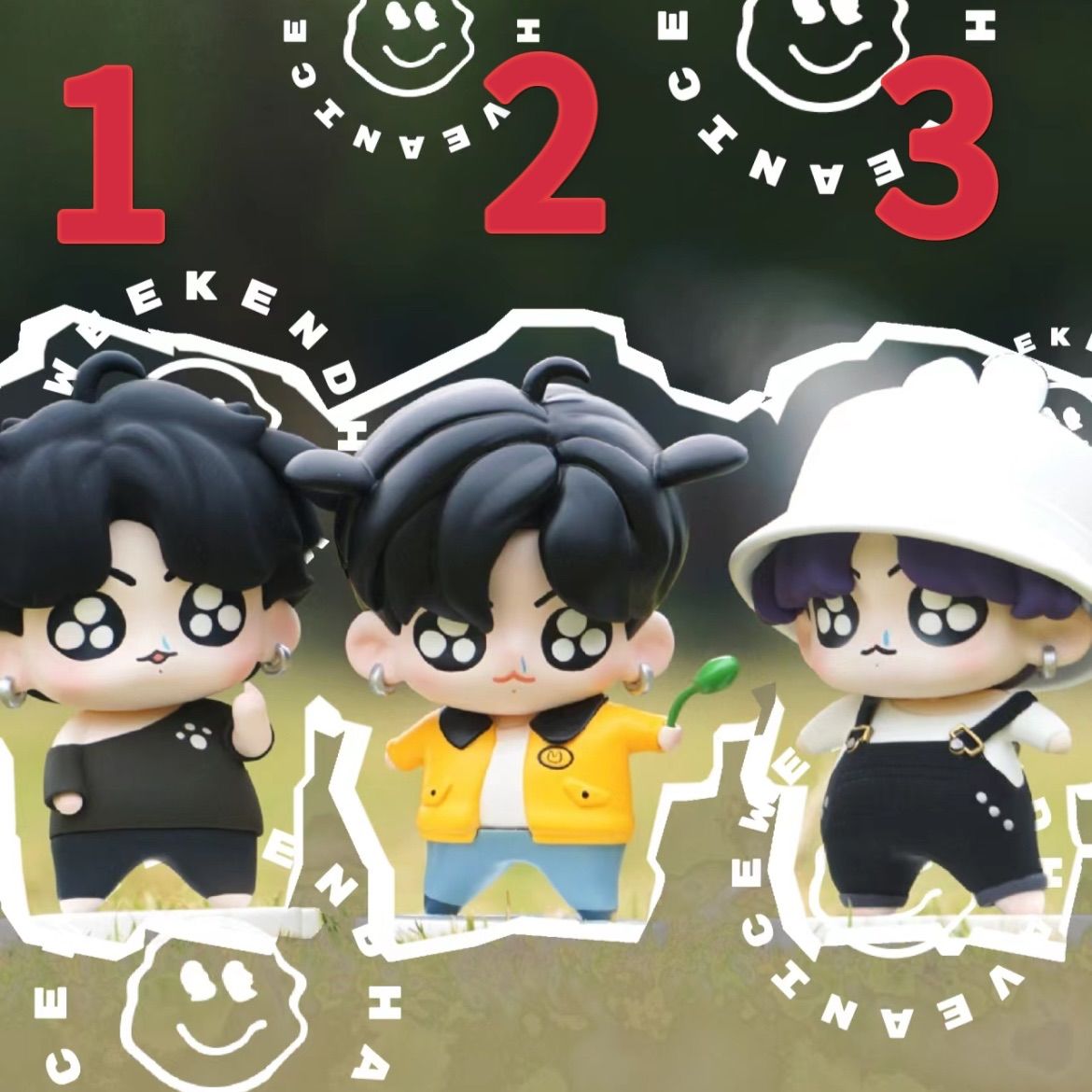 BTS ジョングク フィギュア 3種セット グクトゥギ