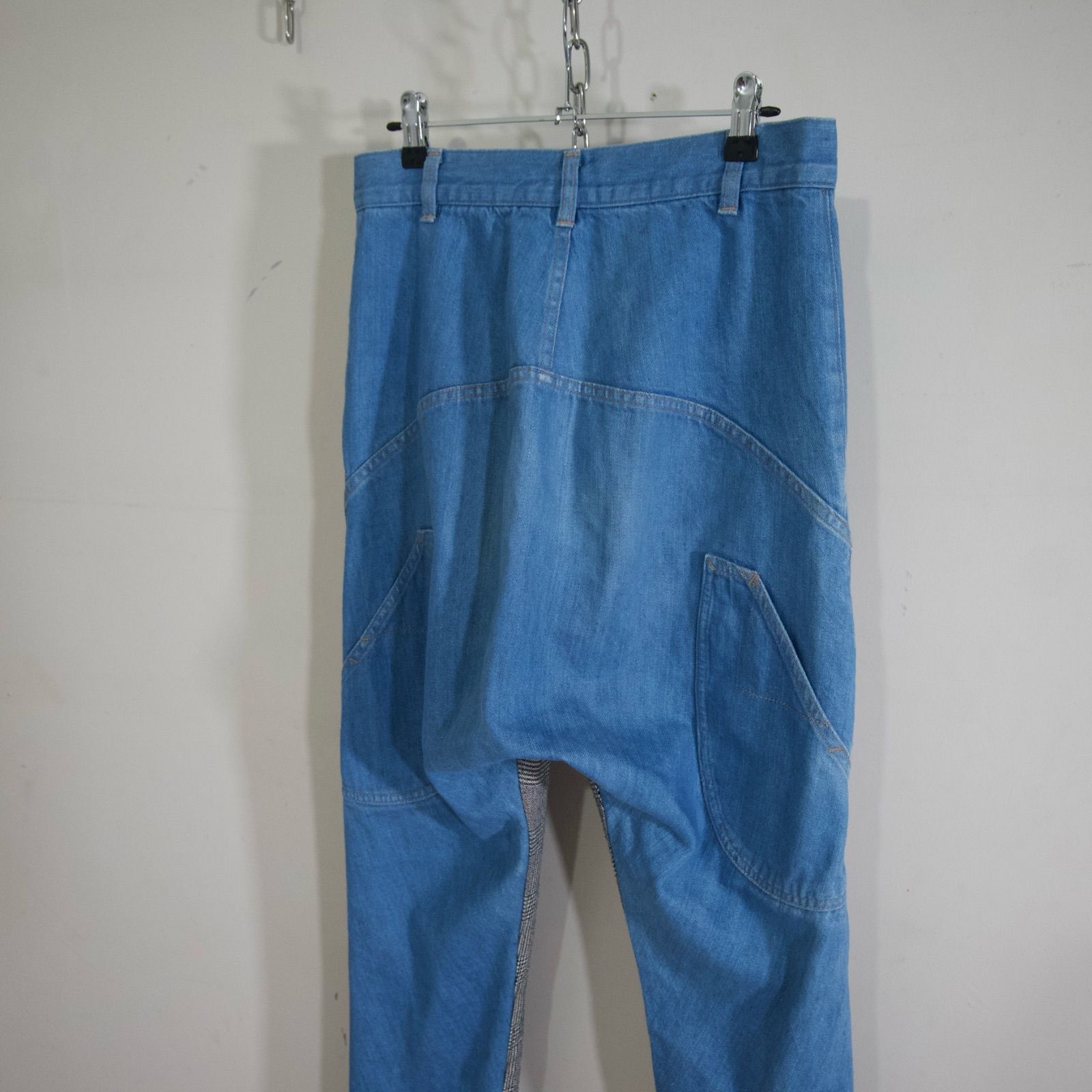 10s (2010) Spring mercibeaucoup Glencheck Switching Saruel Denim 2010年 春 メルシーボーク グレンチェック  切替 サルエル デニム