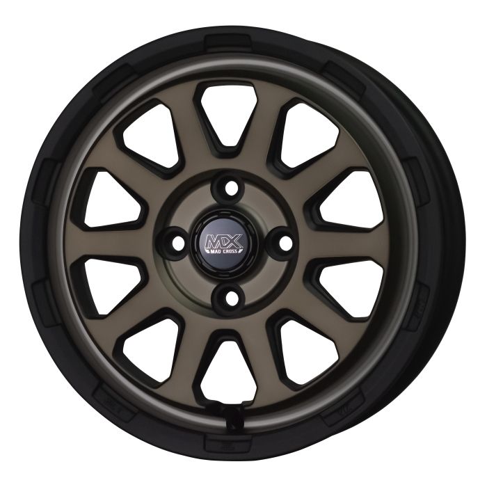 ホイール4本セット MAD CROSS RANGER マットブロンズ 14インチ 5J 35 4H-100