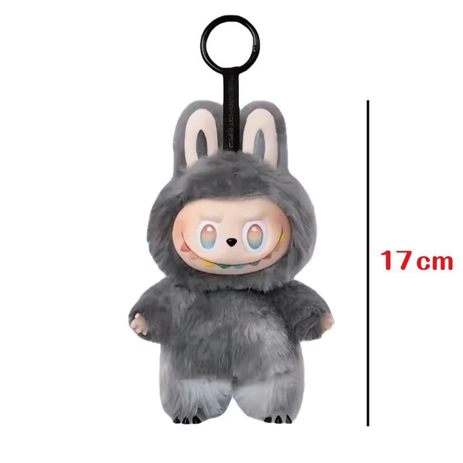 【正規品・未開封】ポップマート　ラブブ　ぬいぐるみ 未開封 グレー POPMART LABUBU MACARON ぬいぐるみ ラブブ