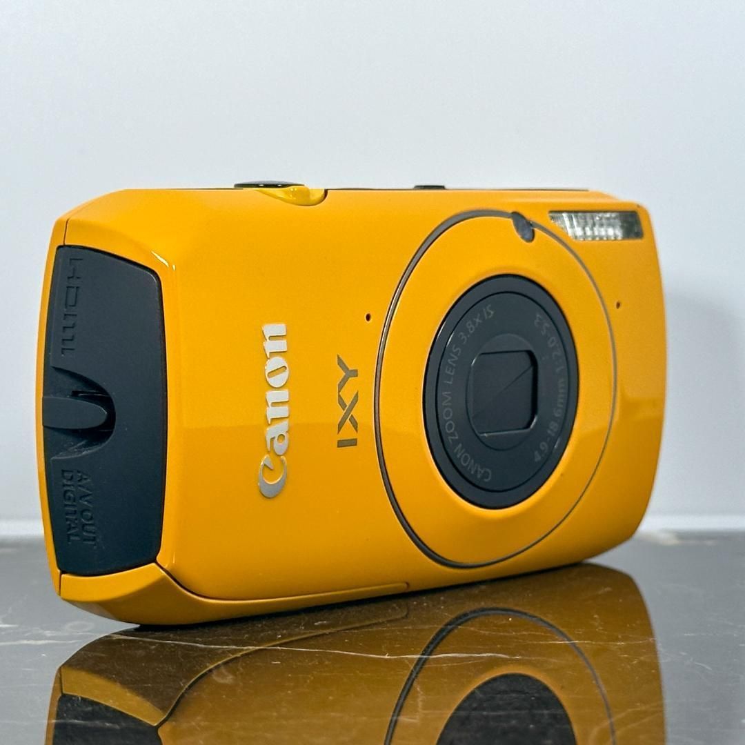 【ジャンク品】Canon IXY 30S イエロー コンパクトデジタルカメラ IMG_9984_a6cc4902-7bb7-4bd2-