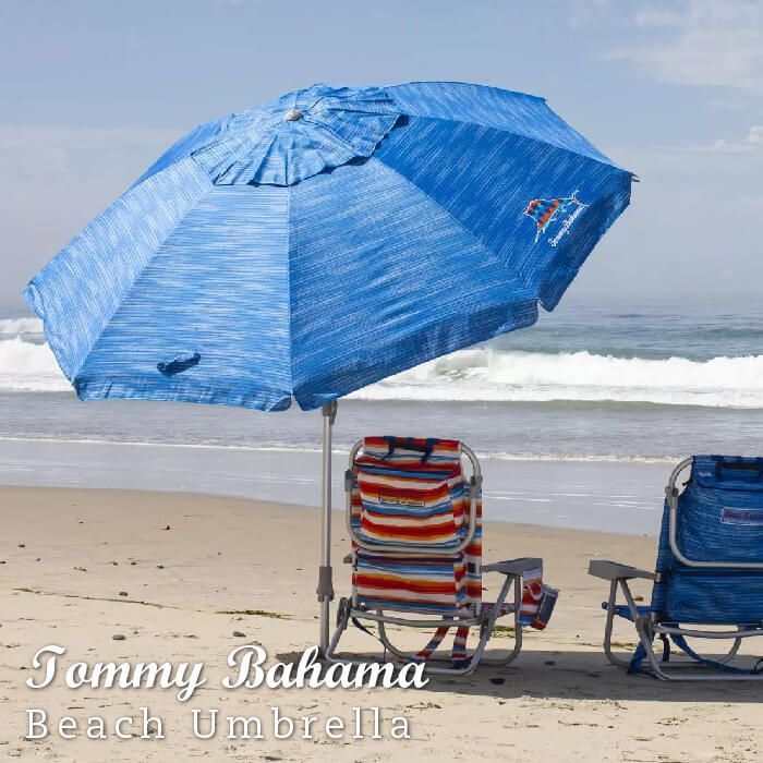 Tommy Bahama パラソル USPAL-BL トミーバハマ ビーチパラソル ガーデンパラソル サンシェード 日よけ 日陰 アウトドア BBQ アメリカ直輸入