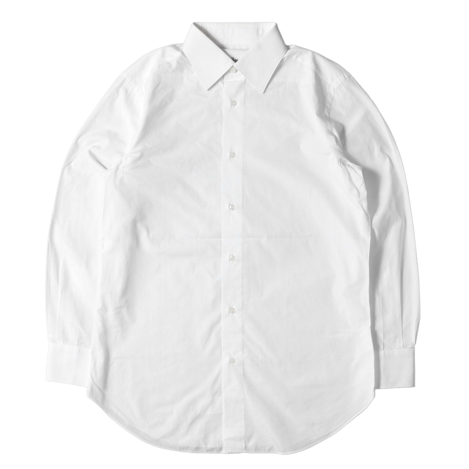 ブリオーニ Brioni 長袖シャツ サイズL 白 メンズ トップス