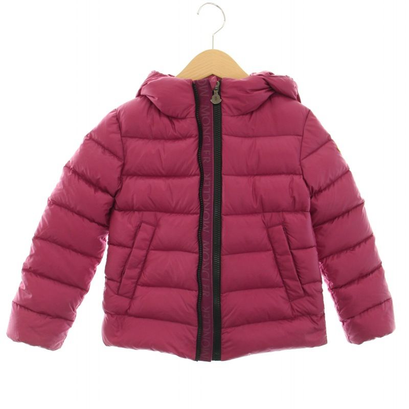 モンクレール MONCLER 20AW アリシアギボット ALITHIA GIUBBOTTO ダウンジャケット アウター フード アニメタグ 6anni 116cm 紫 パープル /YT