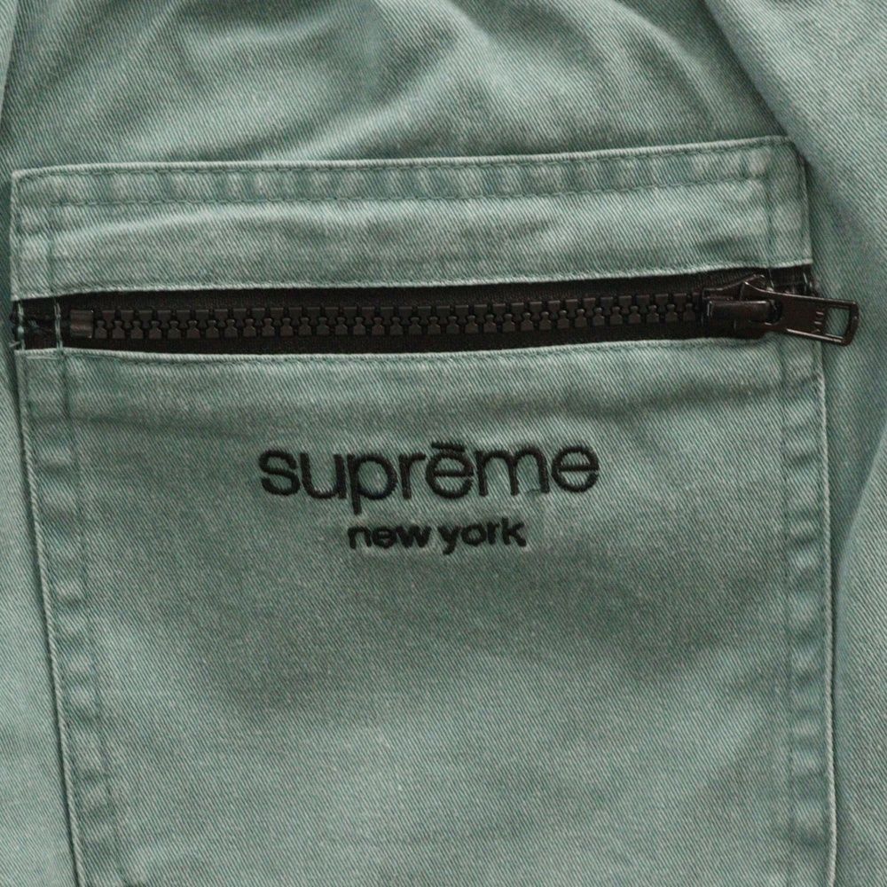 Supreme クラシック ロゴ ウォッシュド ツイル ショート パンツ