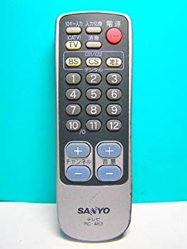 三洋電機 テレビリモコン RC-498(中古品) 三洋電機 テレビリモコン RC-498 中古SANYO テレビ用リモコン RC-499
