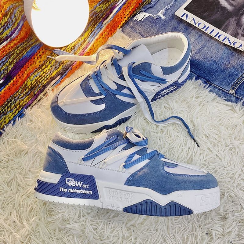 韓国 スニーカー 韓国風 メンズ スニーカー bluestyle 男性靴