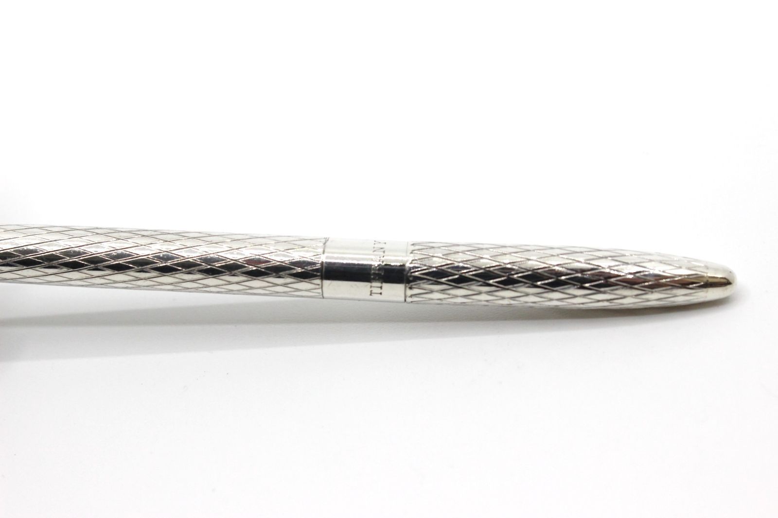 ☆PE374□ティファニー キャップ式 ボールペン スターリングシルバー ☆PE374□ティファニー キャップ式 ボールペン スターリングシルバー