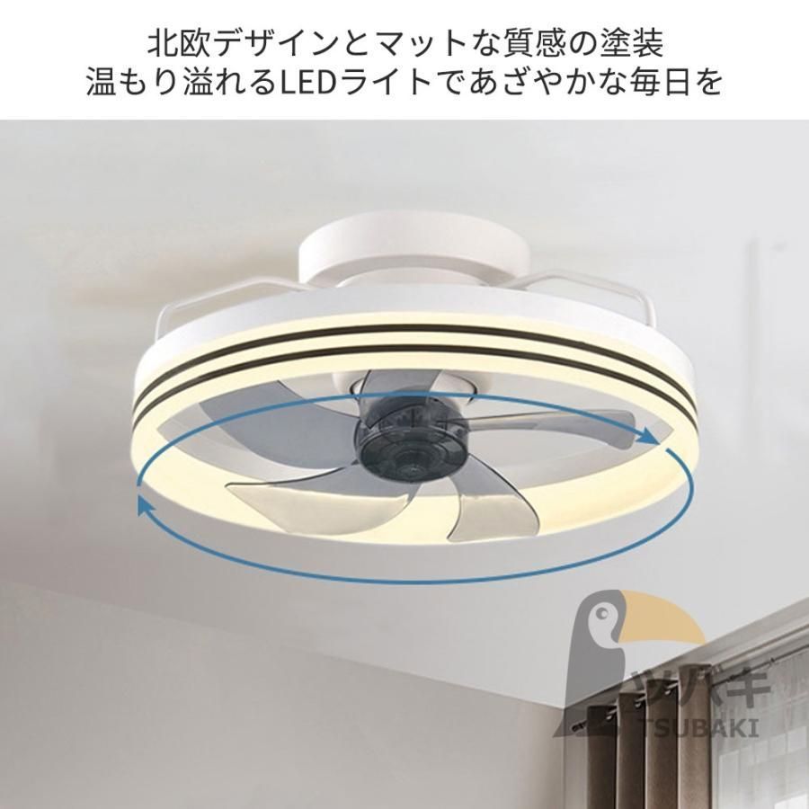 ファン付き照明 6段階風量調節