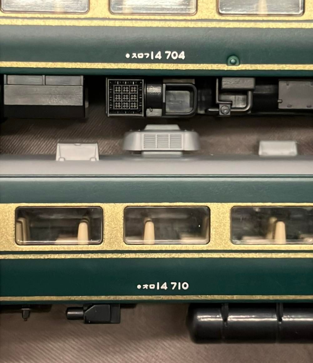 訳あり 鉄道模型 Nゲージ JR14 700系客車サロンカーなにわセット