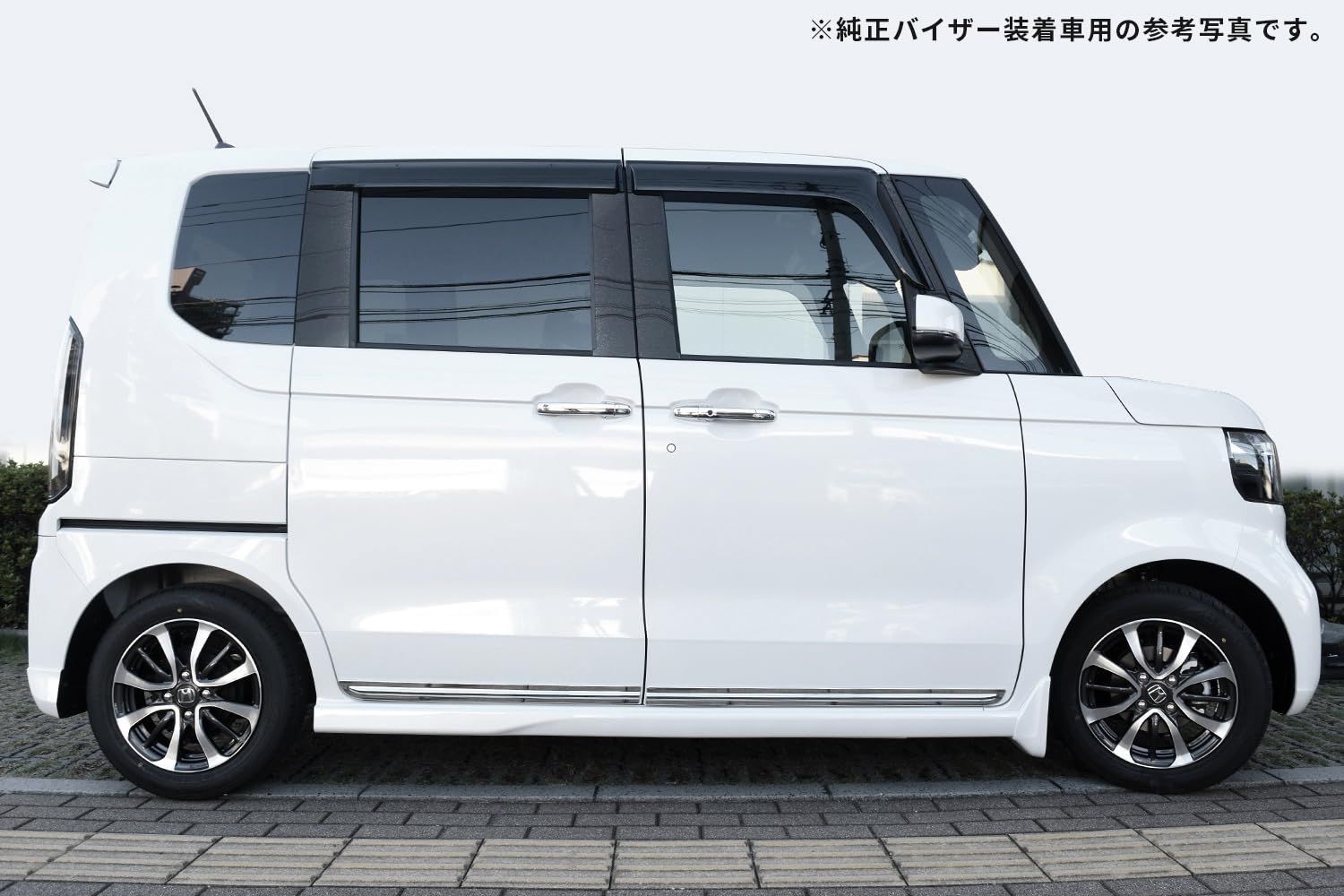 SecondStage ホンダ N-BOX JF5 JF6 ピラーガーニッシュ サイドバイザー未装着車 トーン ジュエリー ブラックスター H077P07