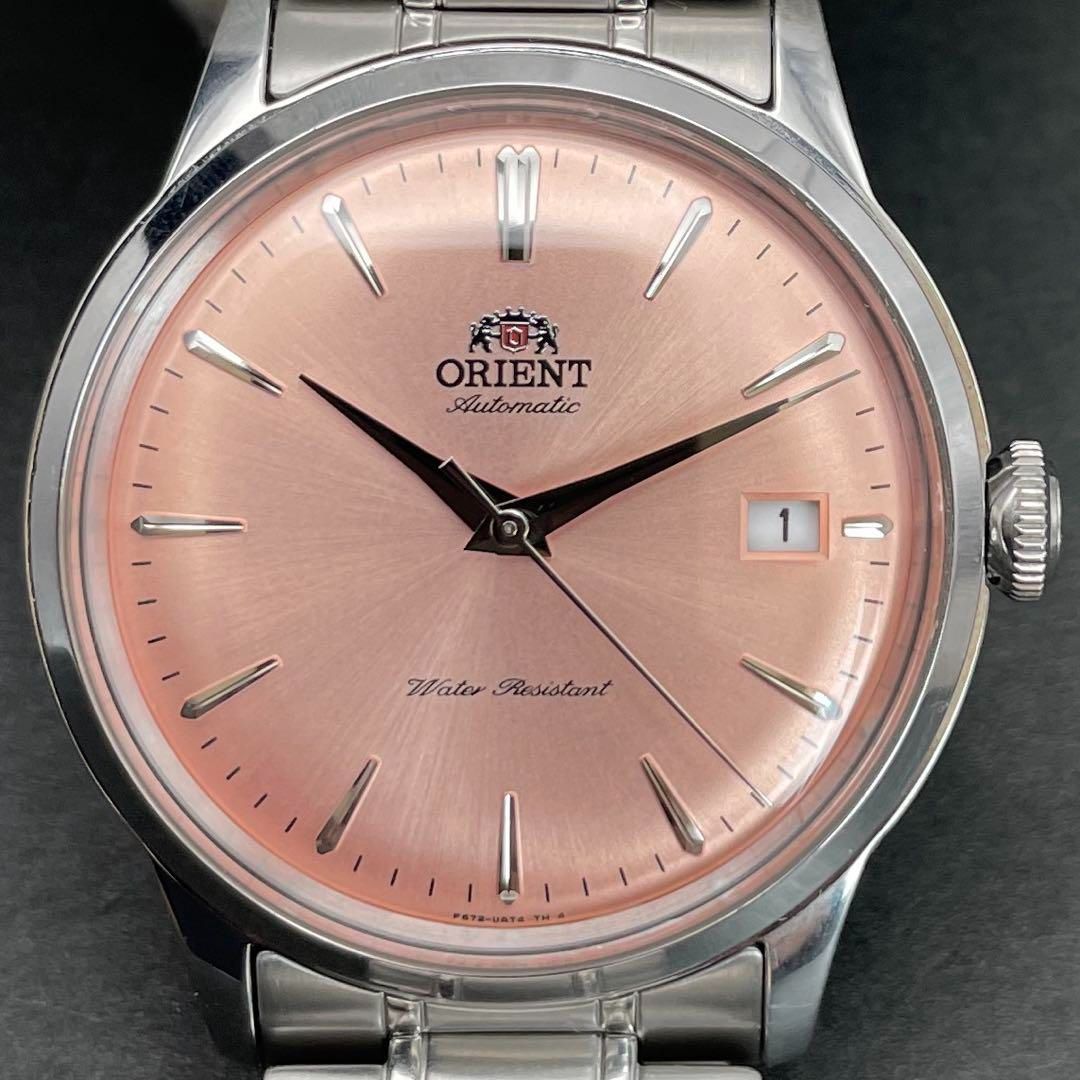 ORIENT バンビーノ38 カッパー 自動巻き 裏スケ RN-AC0M11Y