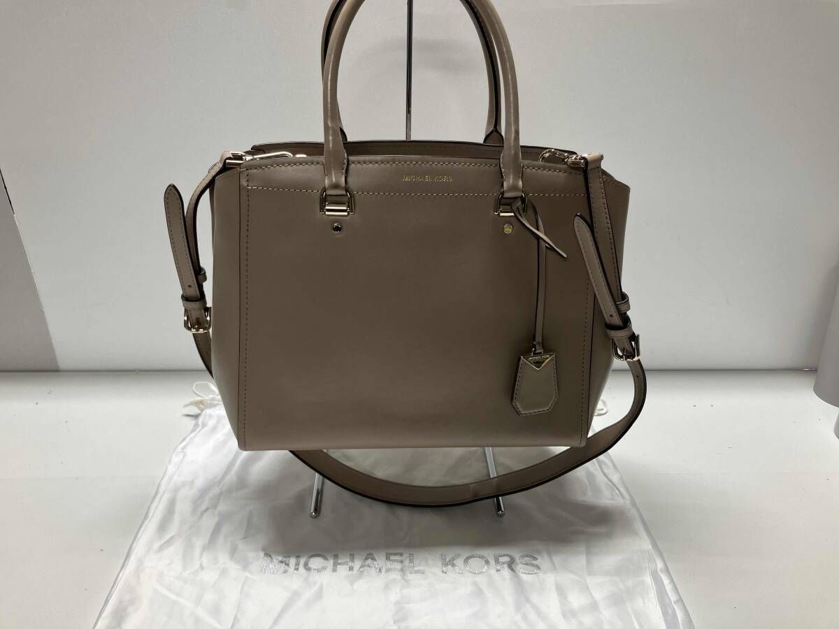 MICHAEL KORSマイケルコース 30T8TN4S3L 2WAYショルダーバッグ ベージュ