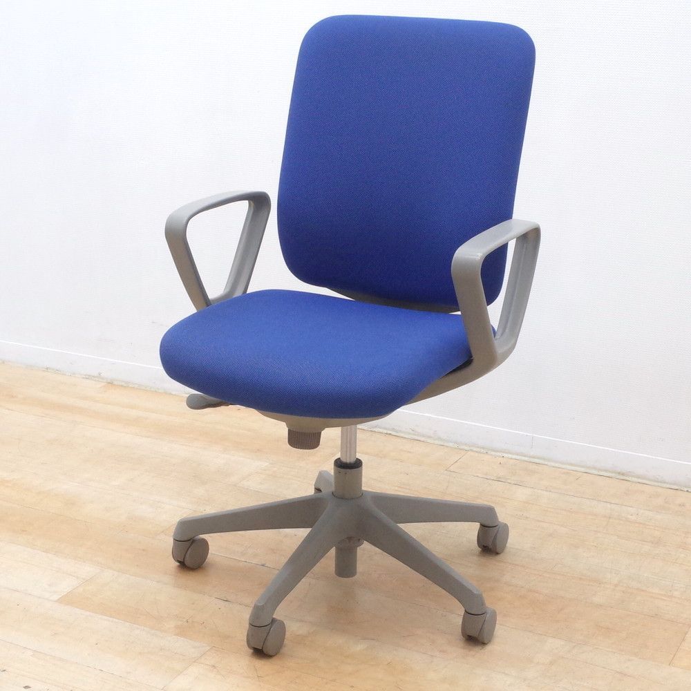 OKAMURA オカムラ デスクチェア オフィスチェア OAチェア 青 リモート OKAMURA オカムラ デスクチェア オフィスチェア OAチェア 青