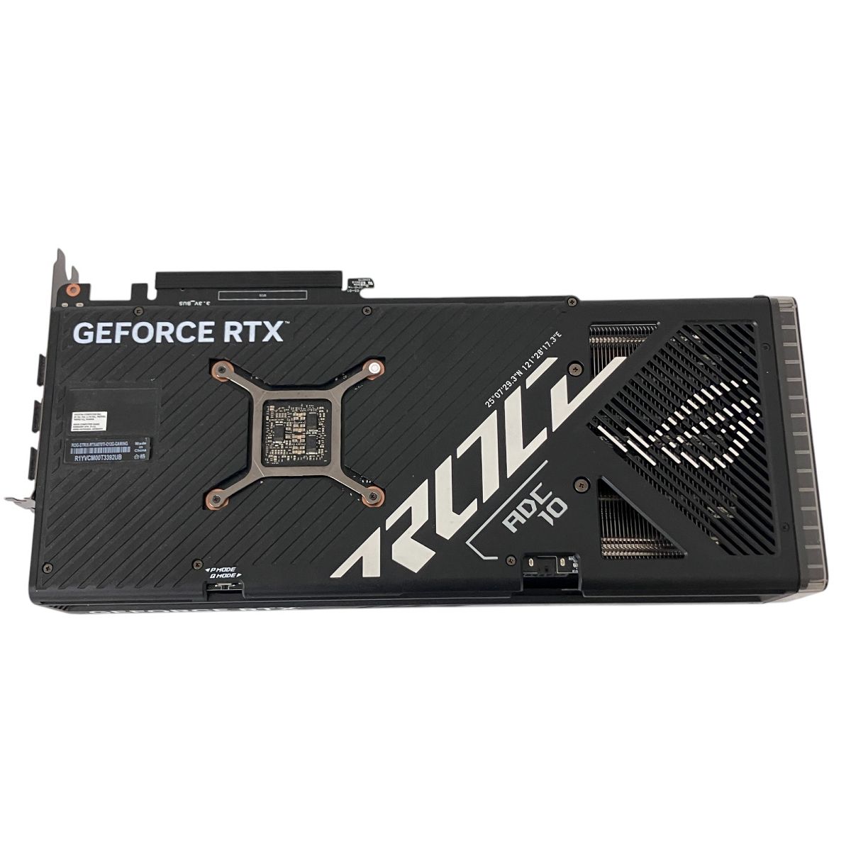 【ジャンク品】 RTX 4070 Ti グラフィックボード ASUS ROG STRIX GAMING GEFORCE RTX 4070Ti グラフィックボード
